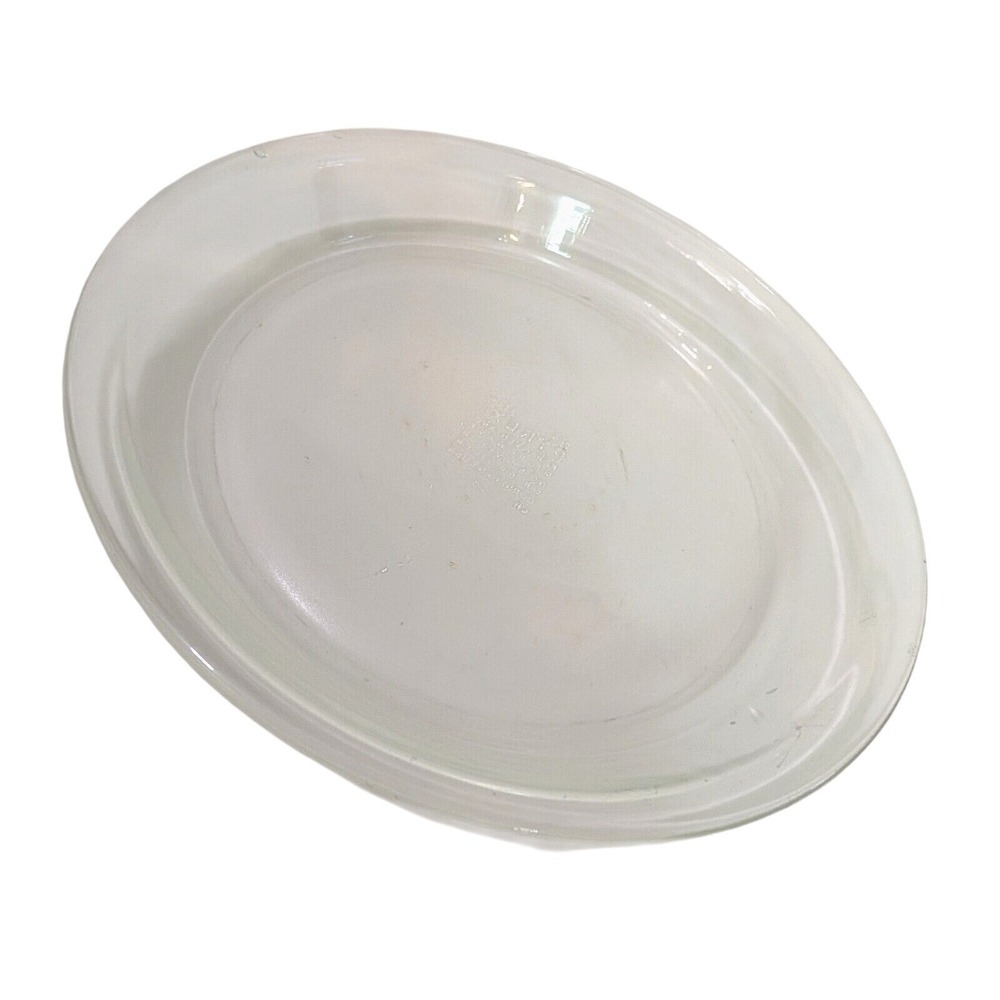 Pyrex #209 9 Inch Flat Rim Clear Pie Dish Plate Oven / Microwafe Safe‎ Vintage